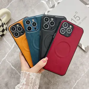 Luxury Magnetic Flip Leather Wallet Magnet Phone Case For iPhone 16E 15 16 17 Pro Max 14 13 12 11 Holder