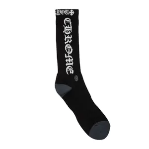 Chrome Hearts CH Logo Socks Black White