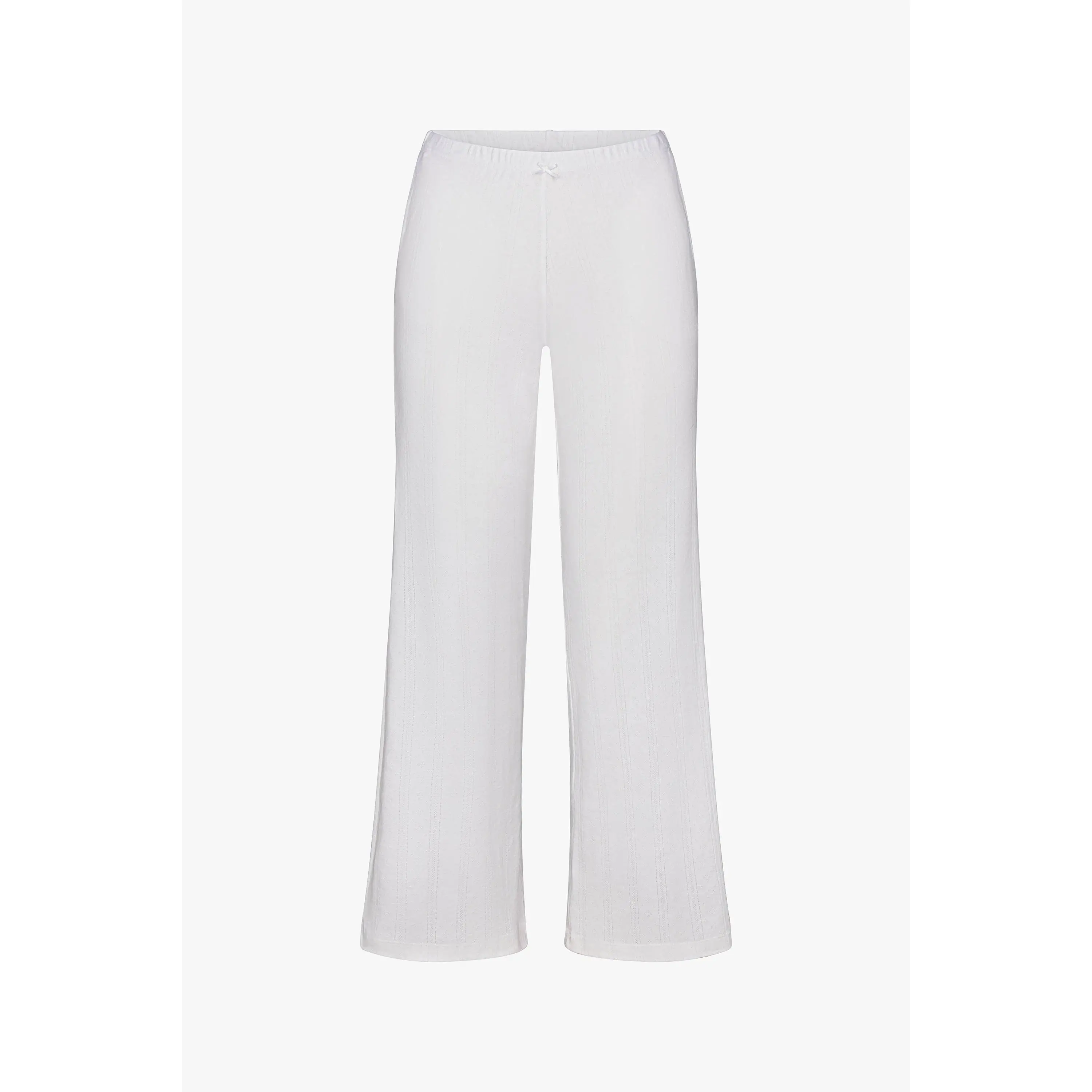 Pointelle Easy Pant - Swan