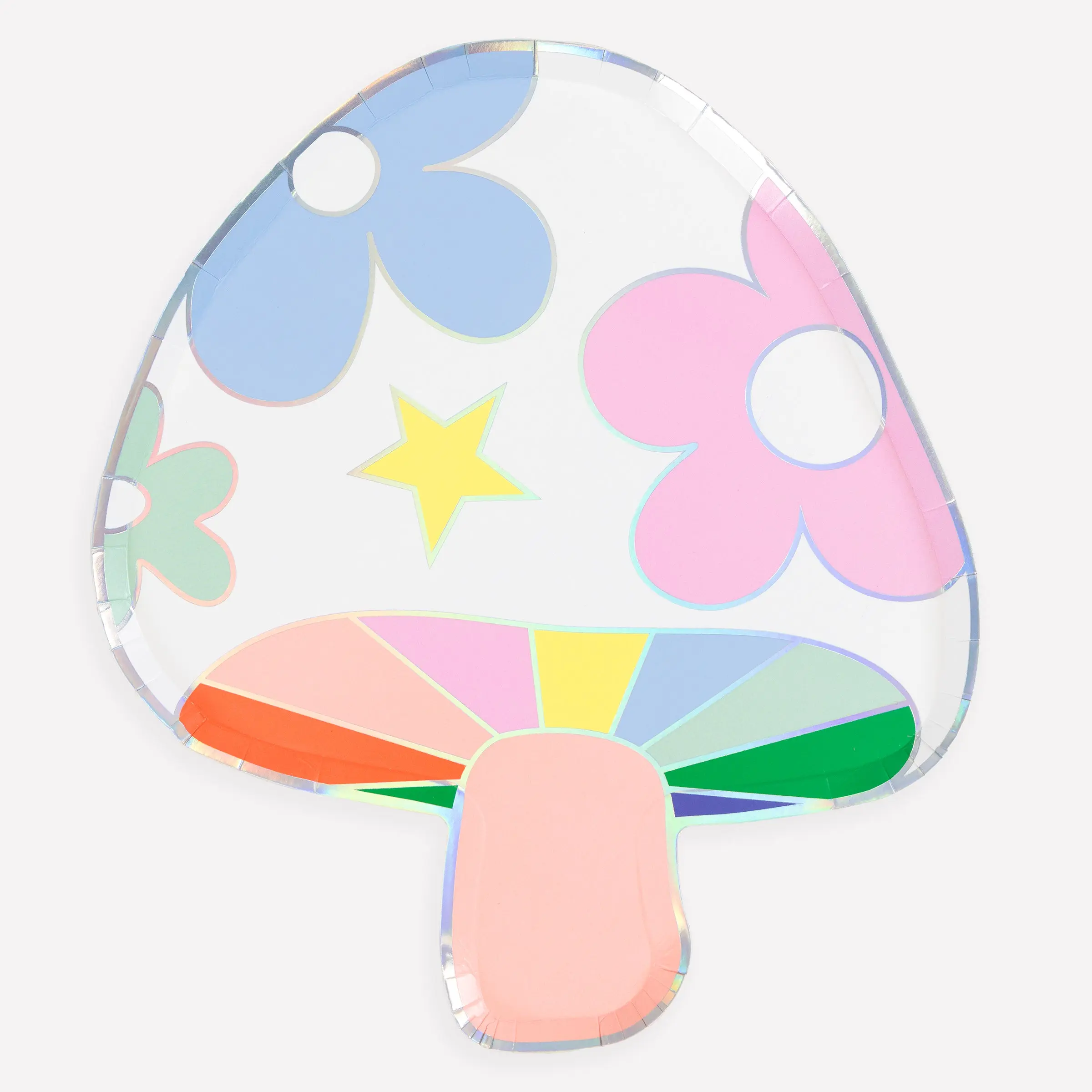 Groovy Mushroom Plates (x 8)