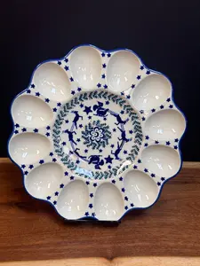 Egg Plate - Santa's Sleigh