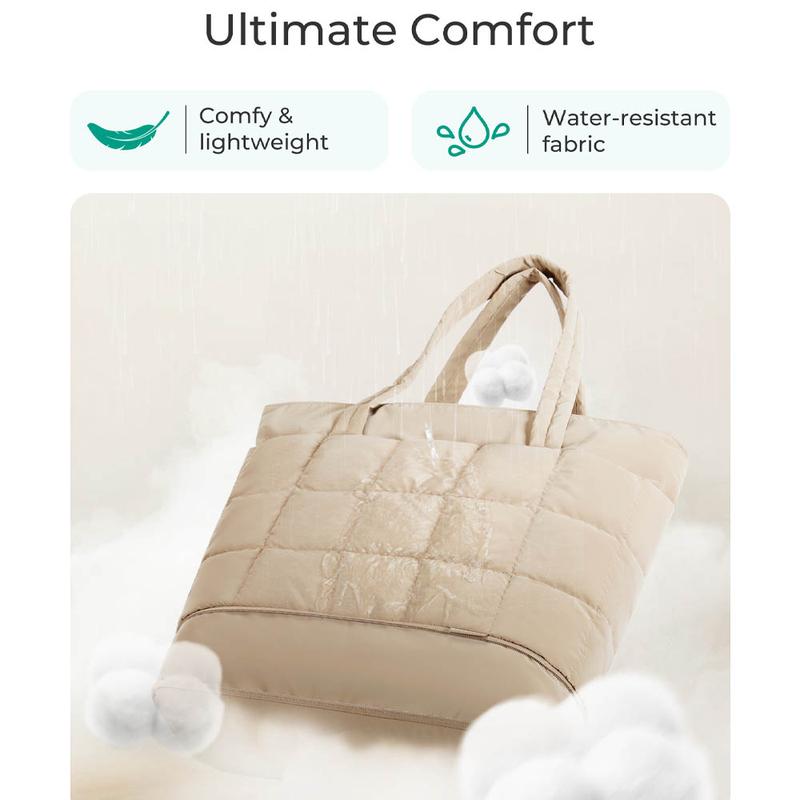 BAGSMART Bubble 22L-28L Expandable Puffer Travel Tote Bag, Puffer Small tote bag with Zipper, Travel Tote Bags Casual Handbags Nurse Bag TikTokShopHolidayHaul BAGSMART Bubble 22L-28L Expandable Puffer Travel Tote Bag, Puffer Small tote bag with Zipper, Travel Tote Bags Casual Handbags Nurse Bag TikTokShopHolidayHaul