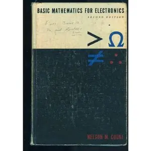 USED Book - Basic Mathematics for Electronics by Nelson M. Cooke (Hardcover) - english