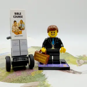 Custom Buildable Bible Course Public Witnessing Cart Set– JW Pioneer Gift, Mini Buildable Literature Stand, Convention Gift Idea