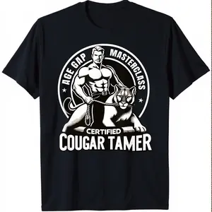 Funny Inappropriate Humor Certified Cougar Tamer Gag T-Shirt,Funny T Shirt,Graphic T Shirts,Good Graphic Tees,Funny Graphic Tee,Trendy T-Shirts,Graphic Tees,Custom T Shirts,T Shirts For Men,Men's T Shirts,T Shirts For Women,Women's T Shirts,Vintage