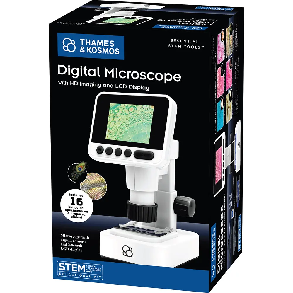 The Thames & Kosmos Digital Microscope with HD Imaging and LCD Display