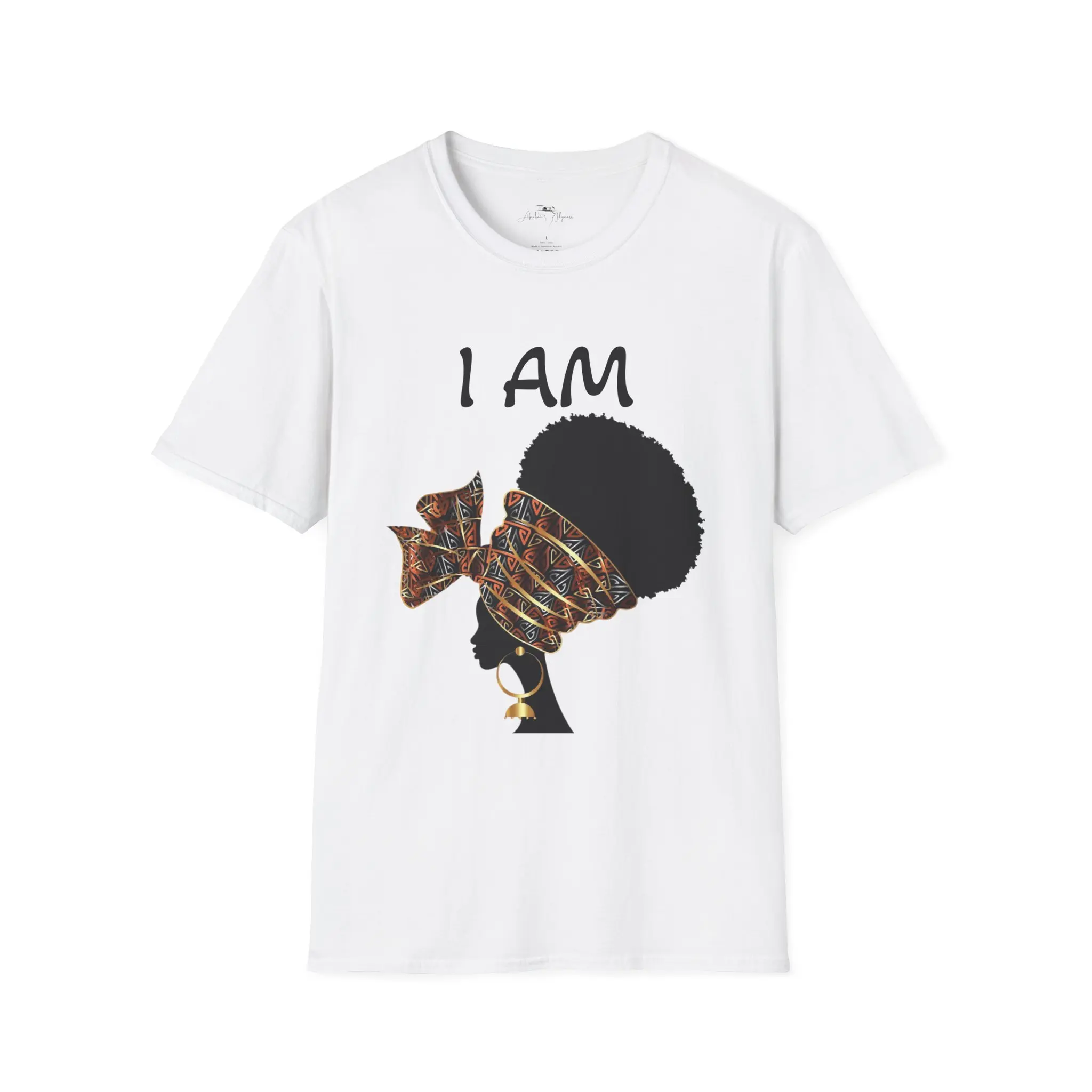 Afrikan Flyness ALKEBULAN ESSENCE Unisex Softstyle T-Shirt - 100% Ring-Spun Cotton - Comfort, Crewneck
