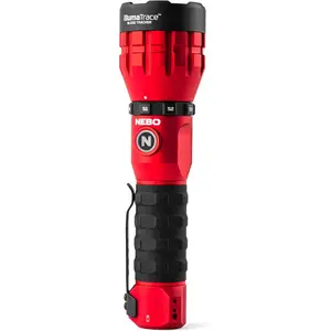 IllumaTrace Blood Tracker Flashlight |   180 Lumens, 3 Hour Run Time, Rechargeable Tracking Light for Big Game Hunters, Waterproof, High Grip Handle, White Light Mode, Includes USB Charging Cable