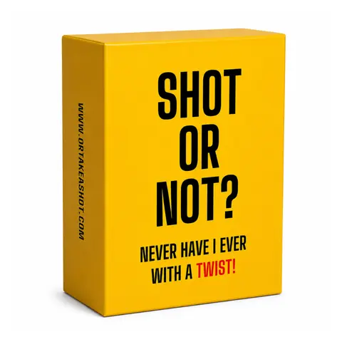 Shot Or Not? Never Have I Ever With A Twist Party Board Game Family Tabletop Games 100 Cards For Unforgettable Stories And Laughs
