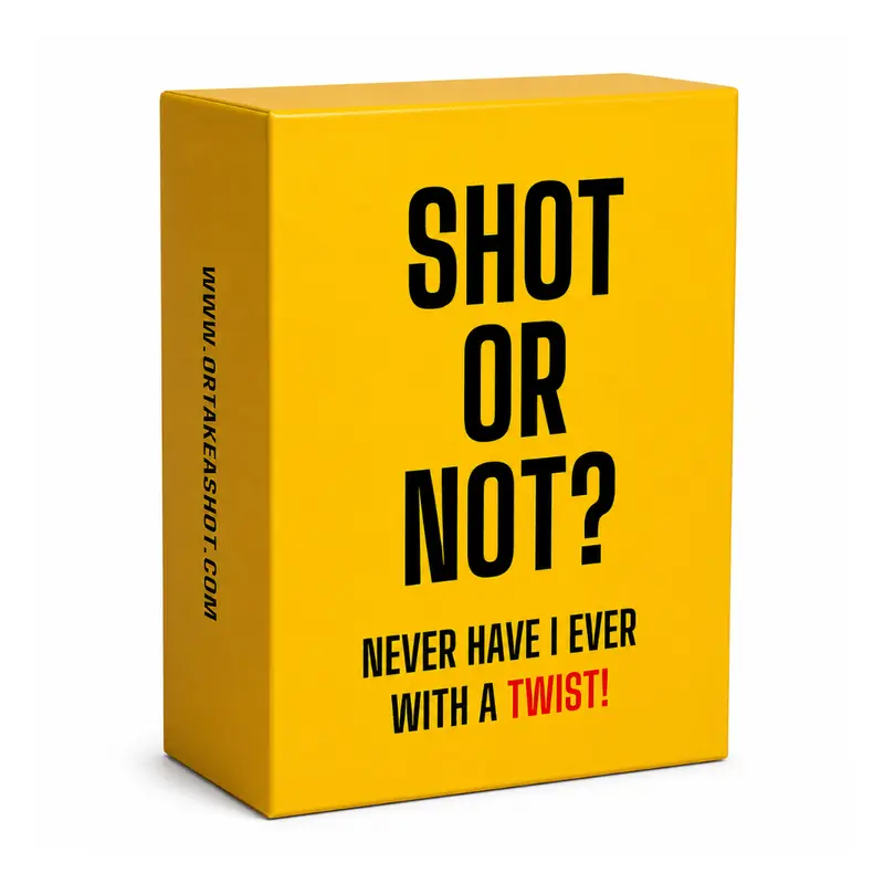Shot Or Not? Never Have I Ever With A Twist Party Board Game Family Tabletop Games 100 Cards For Unforgettable Stories And Laughs