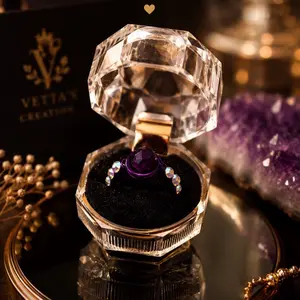 Royal Violet Aura Ring