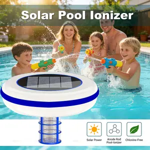 Edrogood Solar Pool Ionizer, Upgraded Copper Pool Ionizer with Copper Ionizatio, Up to 35,000 Gal