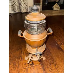 Exquisite Piece Jos. Heinrichs York Pure Copper Magic Kettle Samovar Coffee 1907