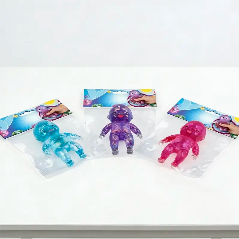 Jumbo Sparkly Squishy Toy – Curiosities Sugar Swaps Baby Squishie – Great for Stretching, Squeezing, Collecting & Trading – Sensory Fidget for Anxiety Relief, Kids & Adults