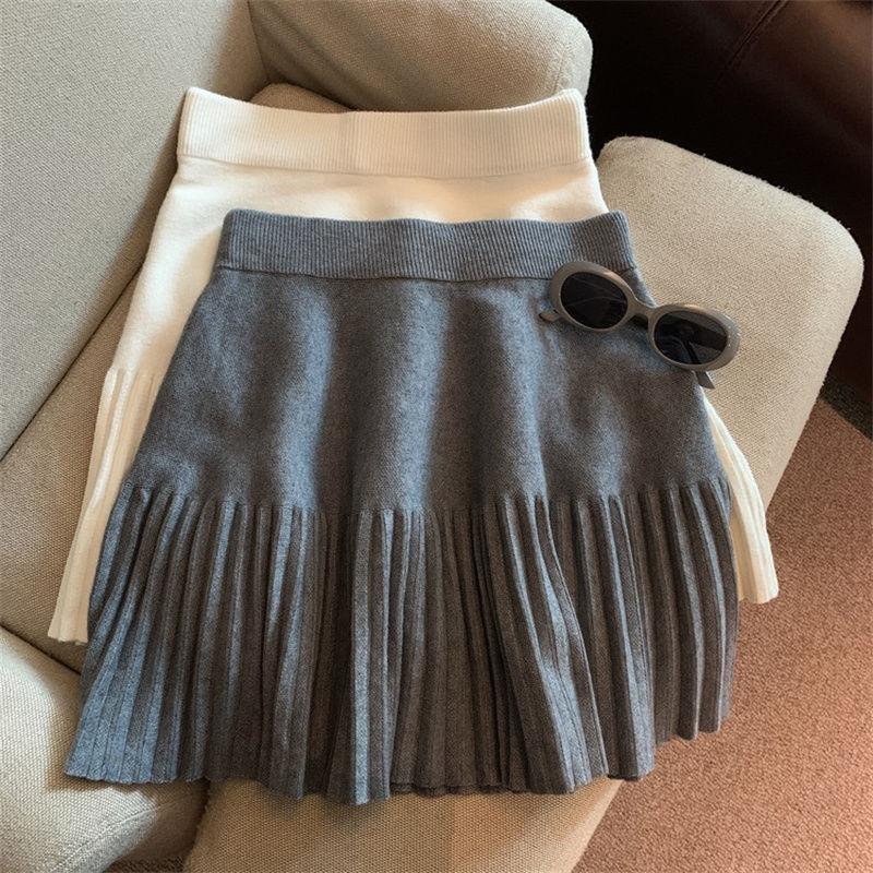 Pleated Mini Skirt