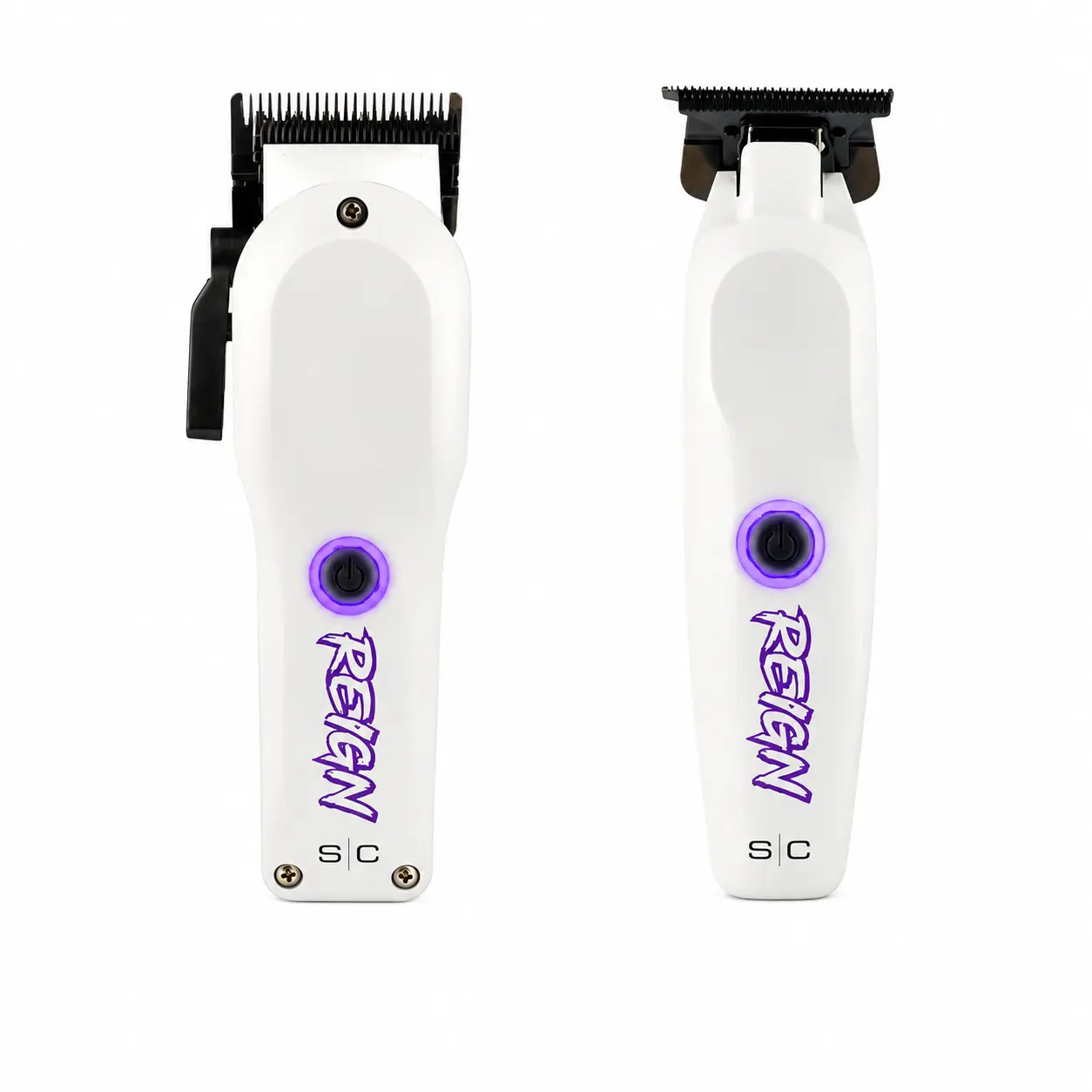 StyleCraft Reign Cordless Clipper & EON Brushless Trimmer Combo with bases SC422W + SC620W
