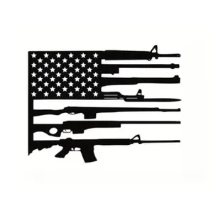 American Flag Metal Wall Art, Personalized Patriotic Decor for Independence Day, Perfect for Home and Lovers of America