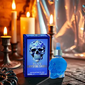 Men's Gothic Skull Design Fragrance Oil, Long Lasting Fragrance Oil for Birthday Gifts, Fashion Fragrance for Party, Daily Life