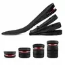 Height Increase Insoles, 2-4 Layer 1.2" to 2.97" Variable Height Increase Shoe Lifts, EVA material, Heel pad with air cushion design, Heel Lift Shoe Height Inserts for Men and Women Footwear, Comfort Active soles,Adjustable Comfort Elevating Insoles