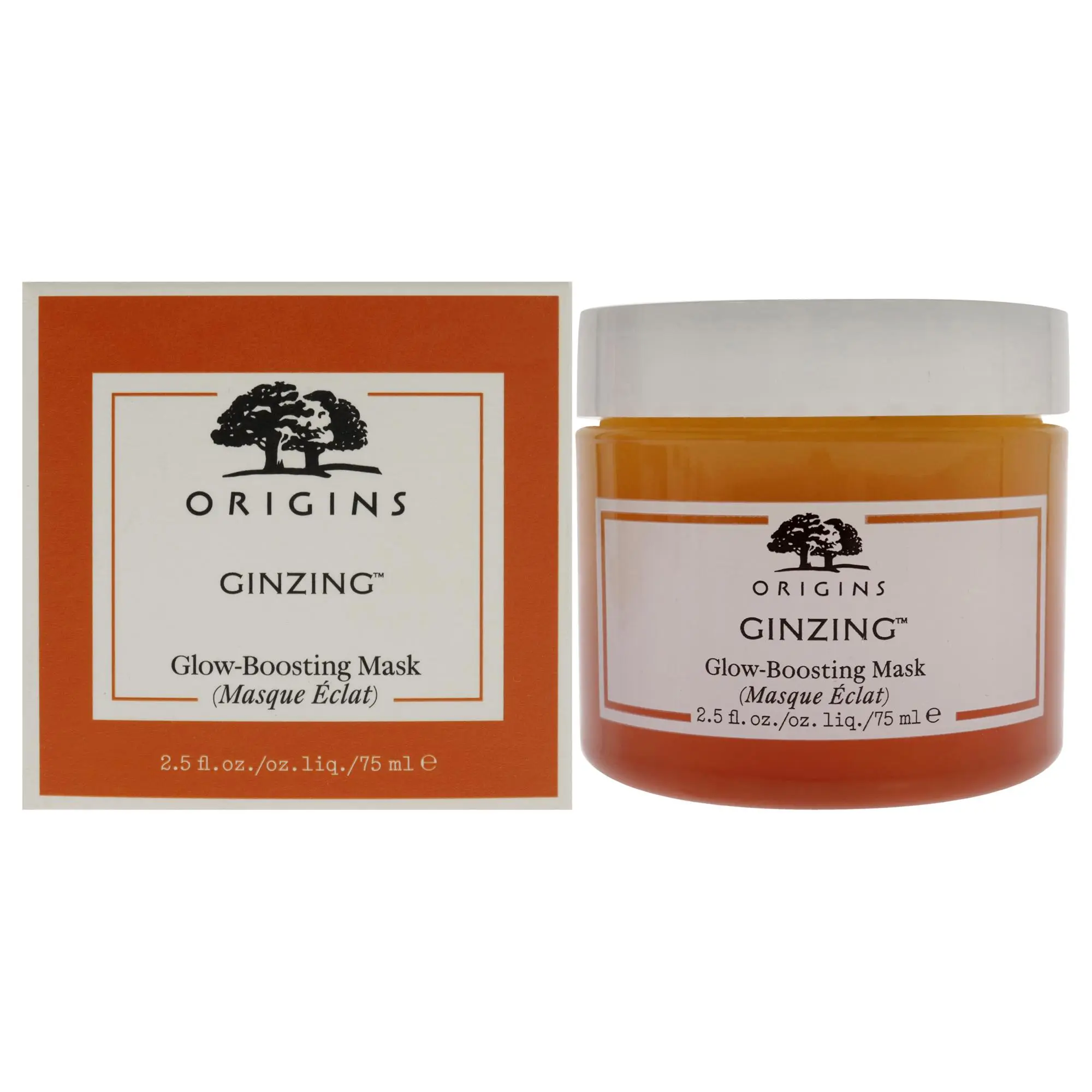 Origins Ginzing Glow-Boosting Facial Mask - 2.5 oz, Women's Daily Skin Care Product for Radiant Glow Enhancement