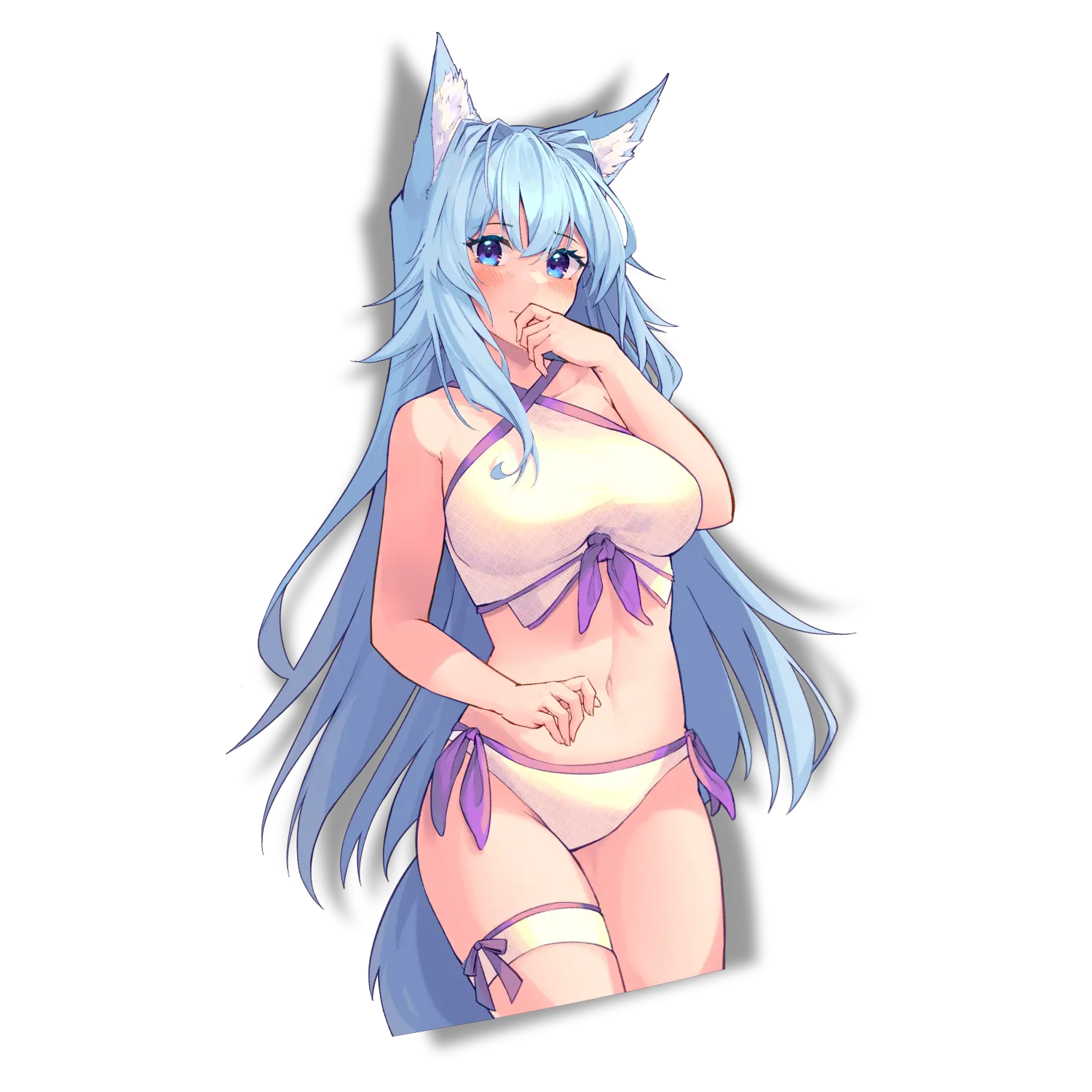 Mofuko x Swimsuit Decal Sticker