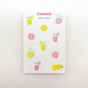 Lemonade Sticker Sheet High-Quality Decorative Stickers for Journals Planners and More