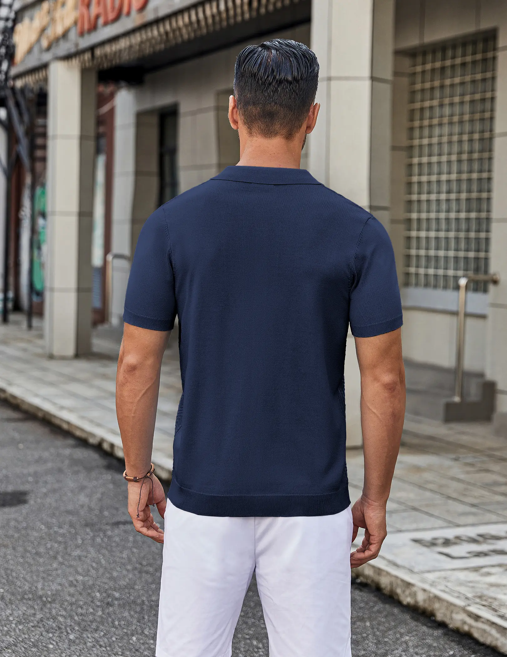 COOFANDY short-sleeve vacation shirt styling