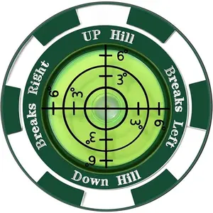 High-Precision Green Reading Aid – Golf Ball Marker & Slope Tool for Course Play