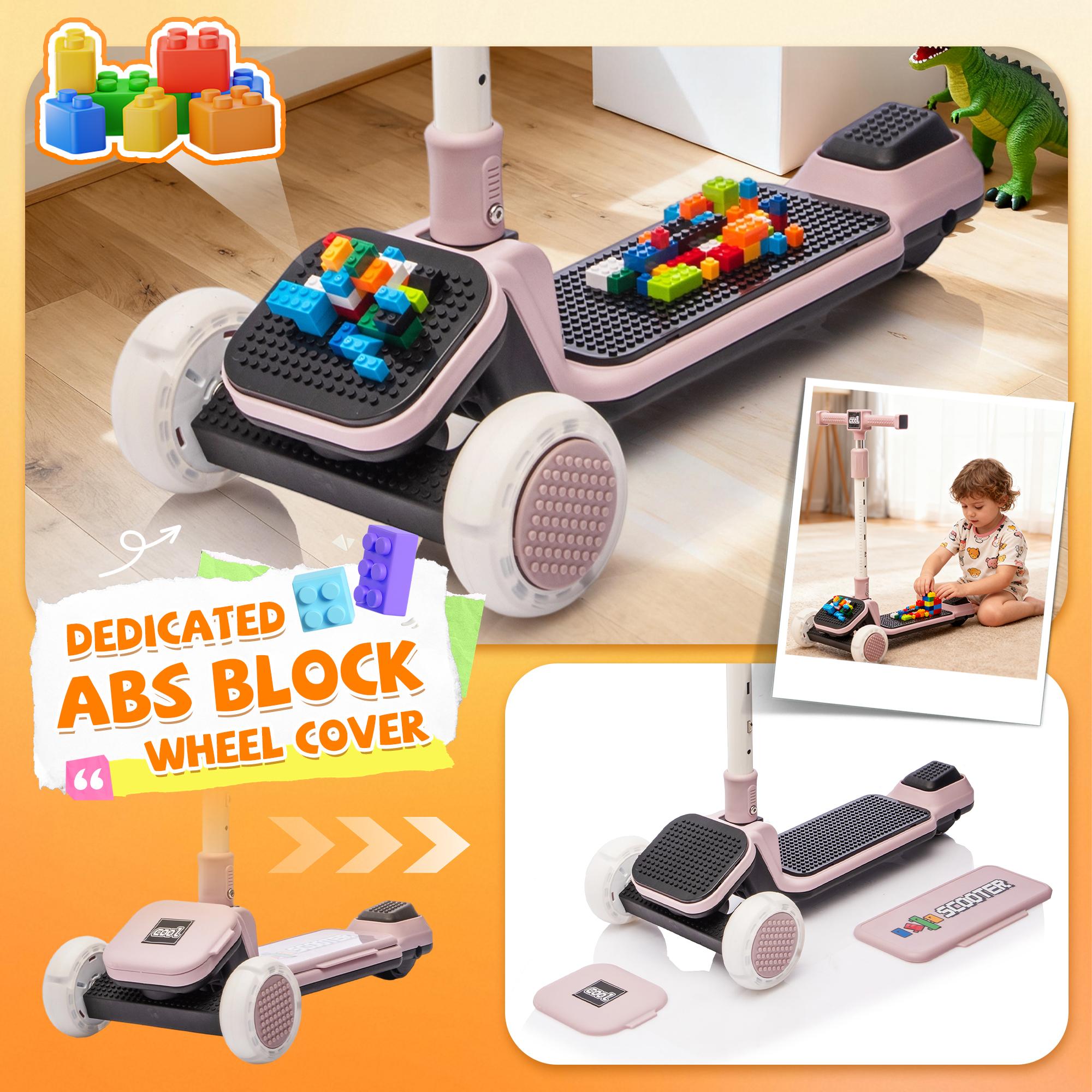 outdoor kids stuff, Kids Building Block Scooter | 3 Wheel Flash Glider for 3-8Year outdoor kids stuff, Kids Building Block Scooter | 3 Wheel Flash Glider for 3-8Year