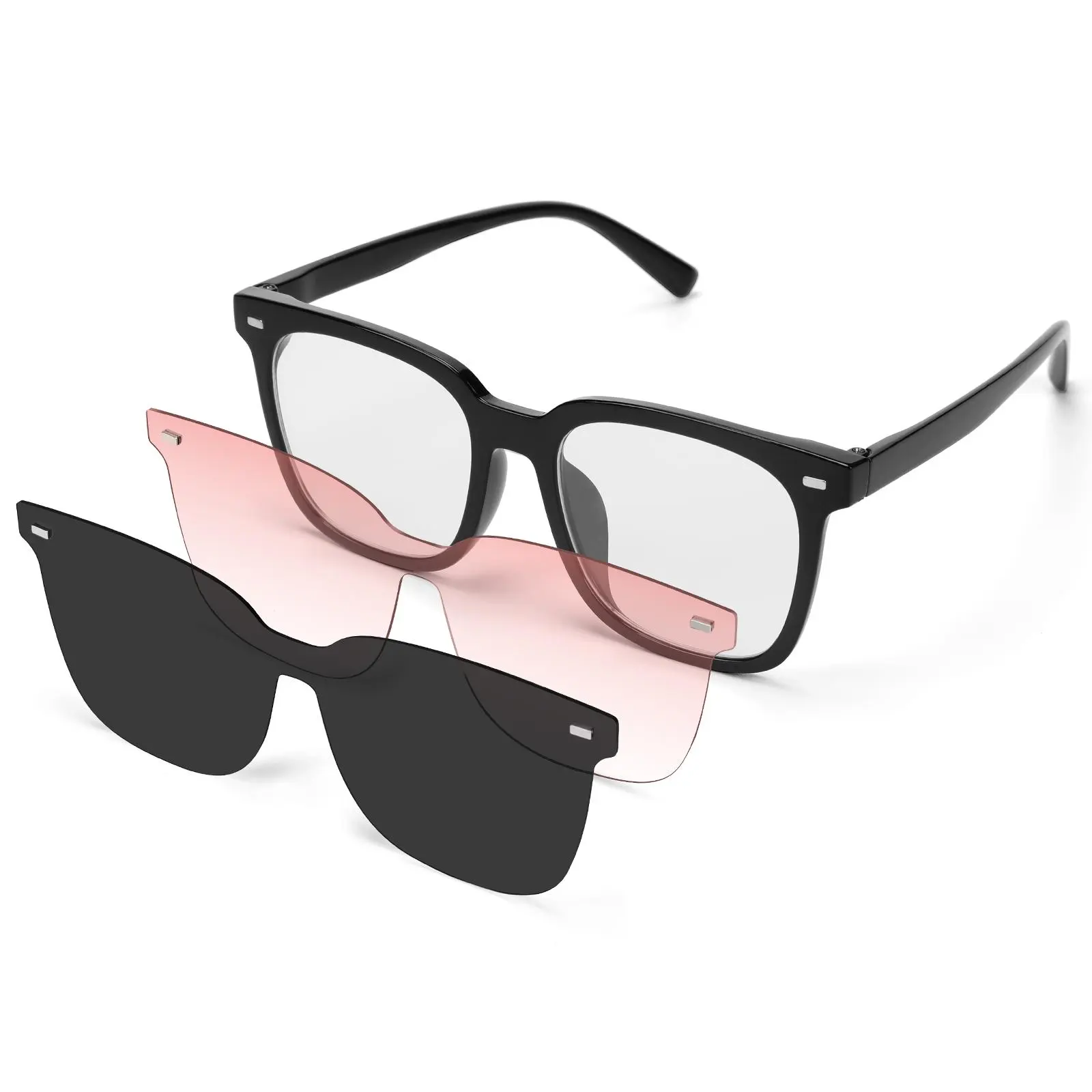 Black + 2 Magnetic lens