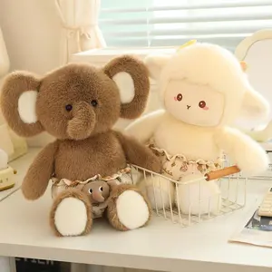 Weighted Stuffed Animal Toy, Cute Elephant & Sheep & Dog Plush Toy, Soft Plushie, Huggable Plushie for Kids, Birthday Gift for Boys & Girls