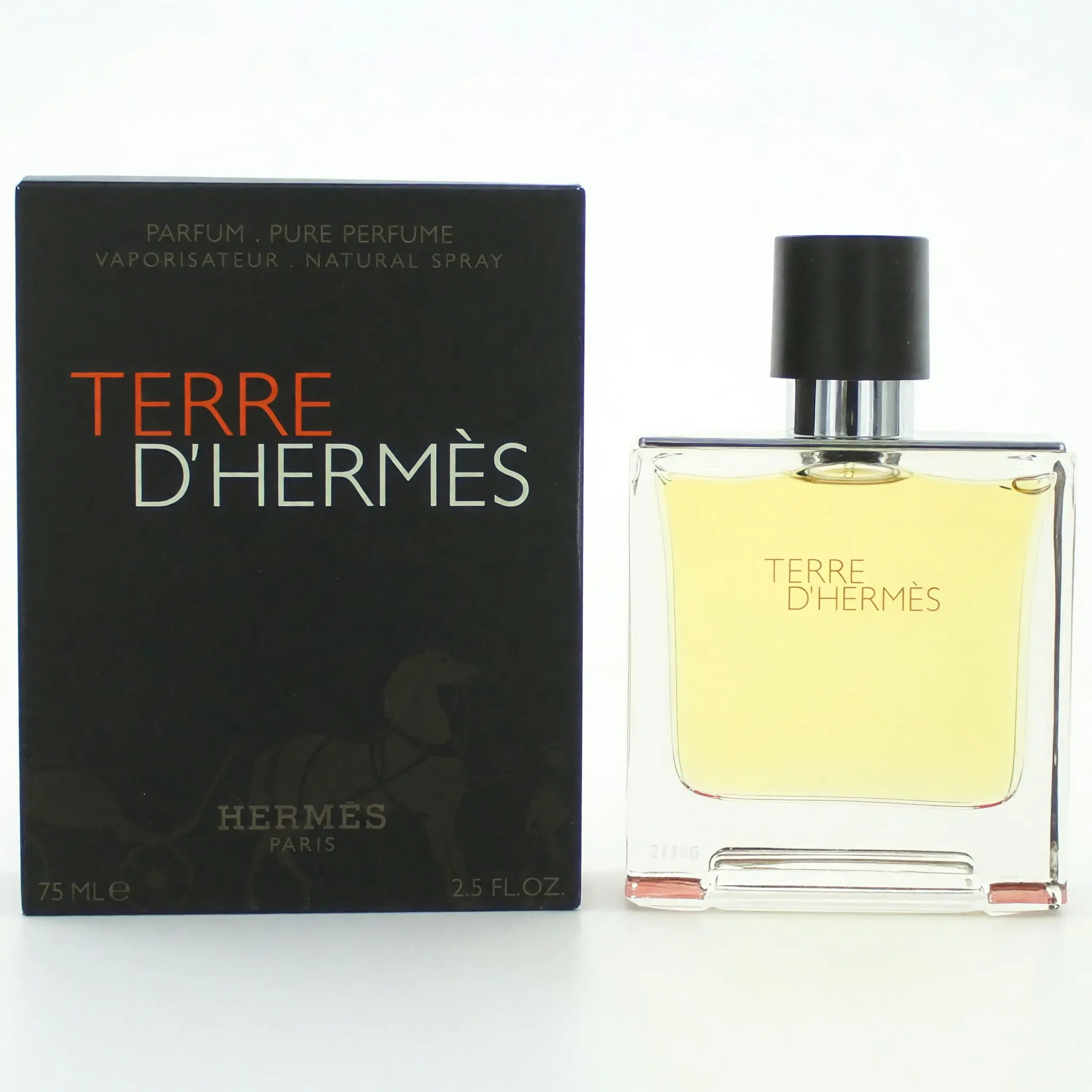 Terre D'Hermes by Hermes, 2.5 oz Pure Parfum Spray for Men