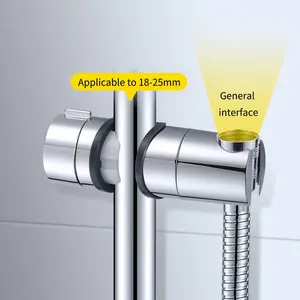 Shower Head Holder, Universal Adjustable Shower Head Bracket, Bathroom Shower Head Holder, Bathroom Accessories, Bathroom Shower Organizers