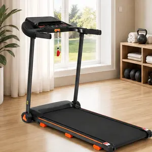 ARCH 2.5HP Folding Treadmill with Incline, Heart Rate Sensor, Bluetooth Speaker, USB Charging, 300 lb Capacity, 7.5 MPH Max Speed, 43.3"x15.75" Running Belt, 6 Shock Absorbers, Quiet Motor for Home Gym, Black Metal Build
