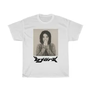Bjork Debut Photograph Vintage Vibe T-shirt