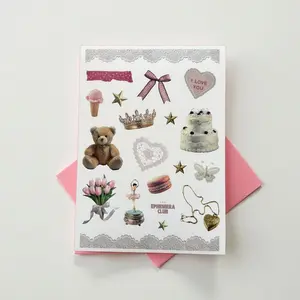 Romantic Junk Journal Sticker Sheet