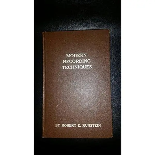USED Book - Modern recording techniques, by Robert E. Runstein (Paperback) - english