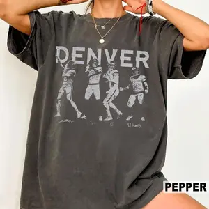 Denver Football Vintage Shirt, Sports Team Graphic Tee, Retro Bootleg Style Top, Game Day Outfit, Player Fan Gift Idea