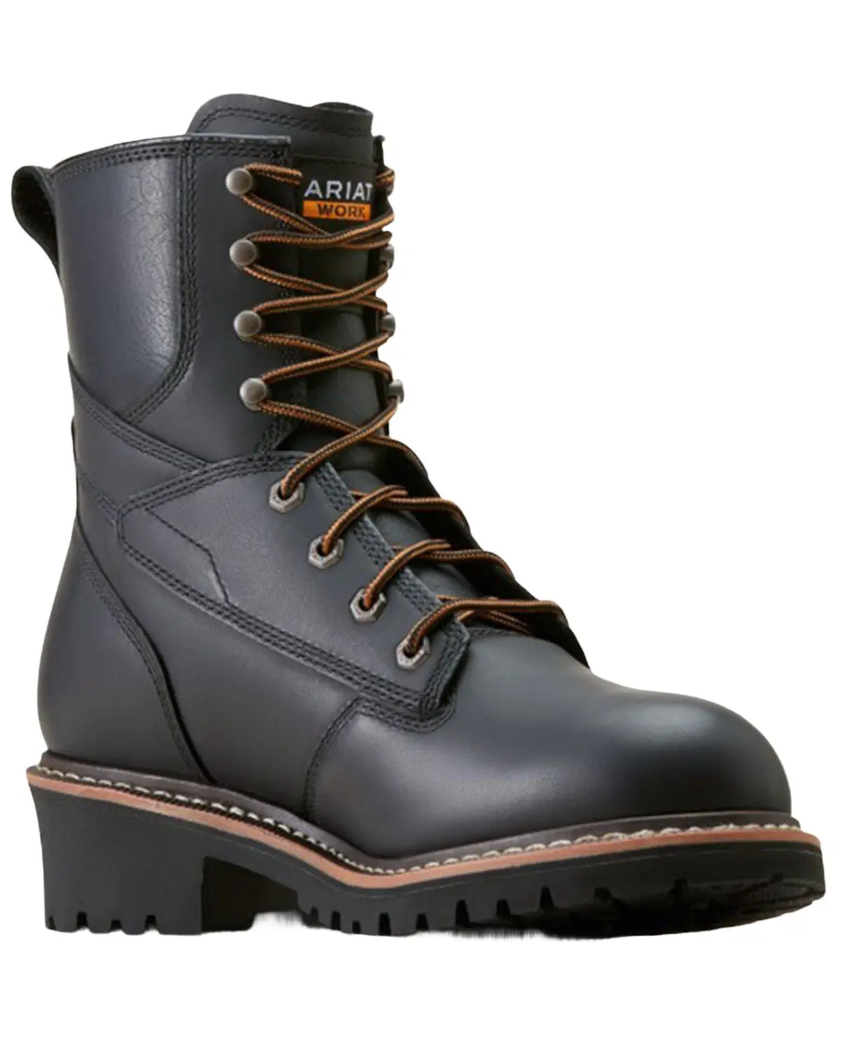 Ariat Men's Men'S 8" Logger Shock Shield Waterproof Work Boot Soft Toe - 10050842
