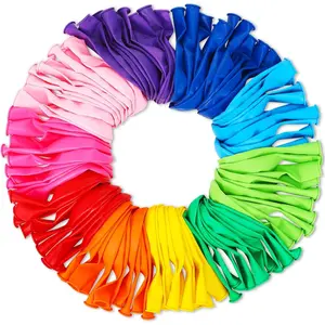 Pcs balloons assorted colors 12 rainbow latex balloons for party birthday baby shower wedding decorations 10 colors