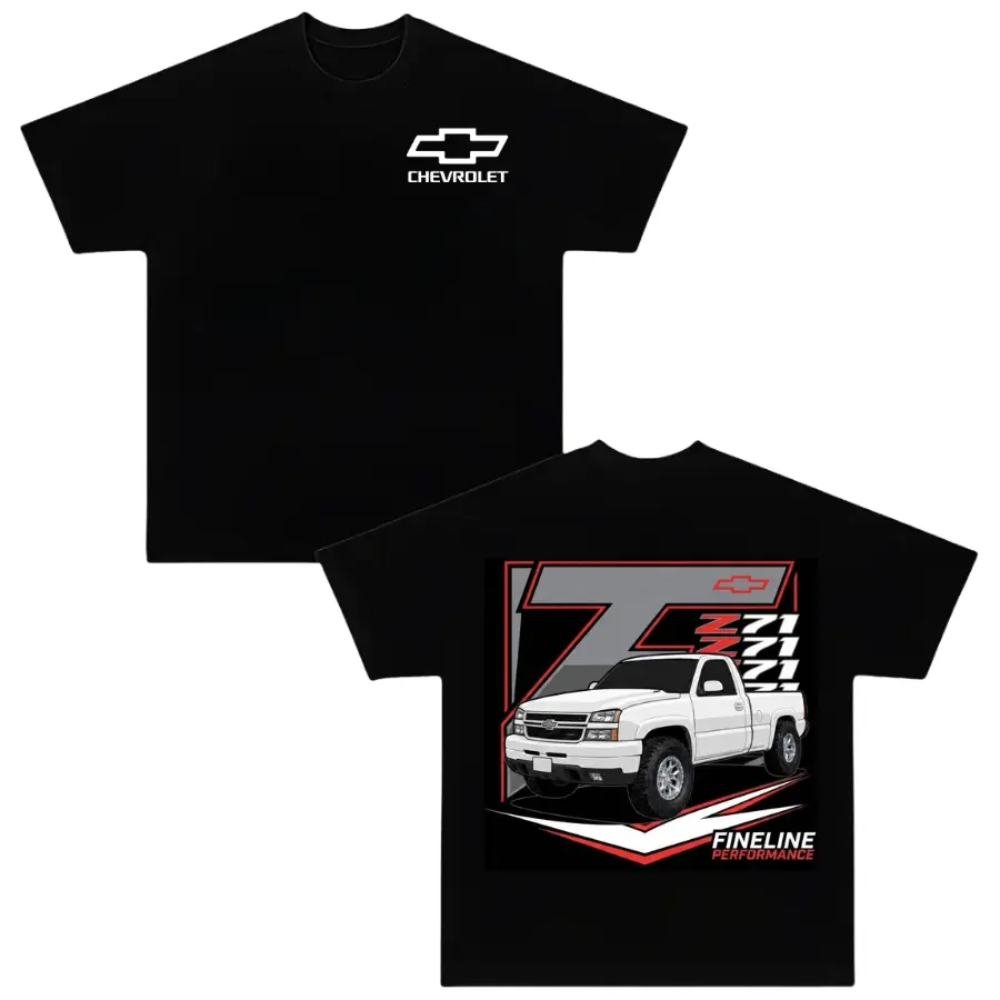 Chevyy Z71 Truck Graphic Tee, 2 Sided Shirt For Truck Lovers, Classic Garage Style Top, Cotton Tee, Streetwear, Gift For Men Women, Full Size