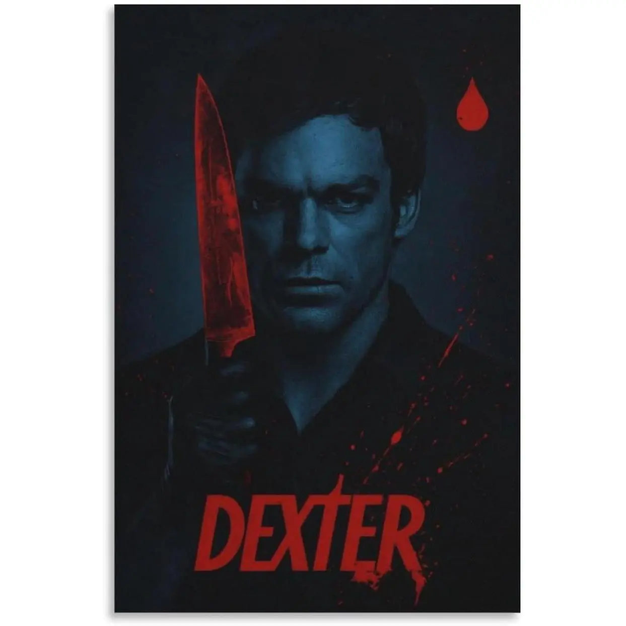 Dexter Canvas Poster Wall Art - Aesthetic Home Decor Painting for Living Room Bedroom Bar 9