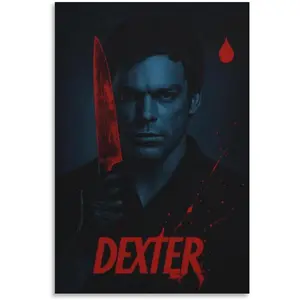 Dexter Canvas Poster Wall Art - Aesthetic Home Decor Painting for Living Room Bedroom Bar 9