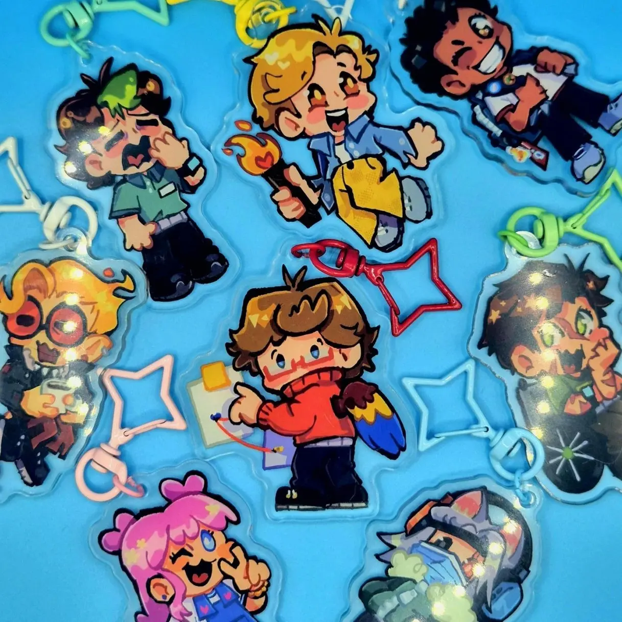 Hermitcraft SMP Acrylic Keychains