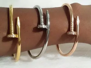 Nail Clou bracelet 18K Gold (TF)