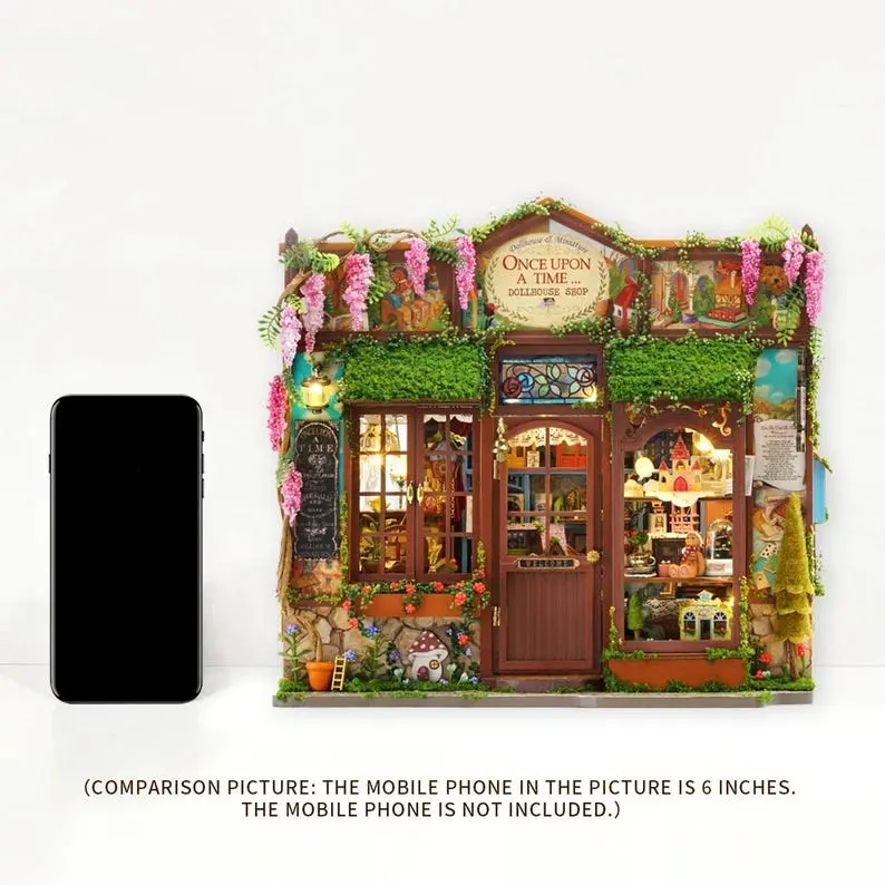 Fairytale Wonderhouse DIY Dollhouse Kit 3D Wooden Miniature Puzzle