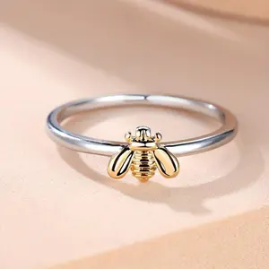 Vintage Bohemian Bee Ring - Beekeeping Gift, Bee-Themed Accessory for Daily Wear & Special Occasions, Year-Round Timeless Style for Bee Lovers & Keepers