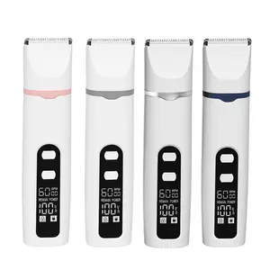 Pet grooming, pet electric clipper, four-in-one set, home grooming, pet tools, rechargeable, low noise, dog hair cutting, cat hair trimmer, pet salon, rechargeable pet trimmer, low noise electric clipper, four-in-one professional pet hair clipper.