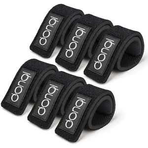 Fishing Pole Straps Belt Fishing Rod Ties Stretchy Rod Straps Fishing Rod Belt Holders for Casting Rods (3Colors,6Pcs)