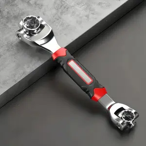 52 in 1 Multi-Function Ratchet Wrench, Adjustable Repair Tool for Home & Auto Use, 360° Rotating Universal Socket Wrench, High Quality Hardware